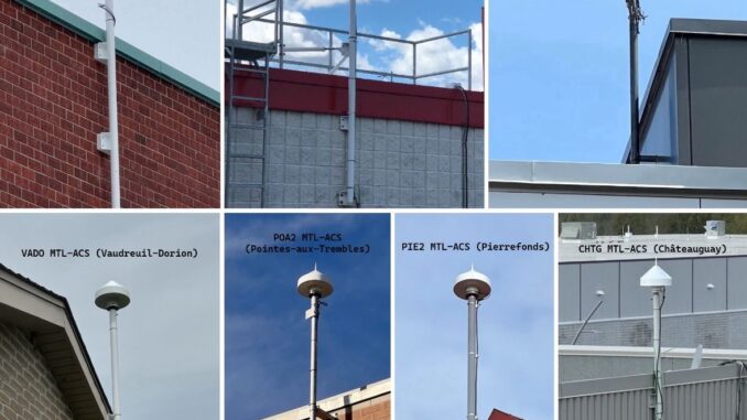 Montreal's GNSS stations