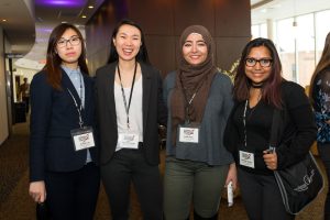 From left to right; Candy Lee; Carmen Kong; Dina Amer, Nahleen Antika