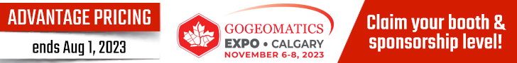 GoGeomatics Expo Advantage Pricing