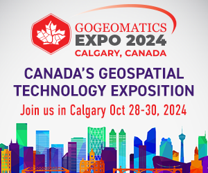 GoGeomatics Expo 2024 Big Box banner