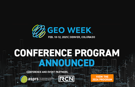 Geo Week conference program announced