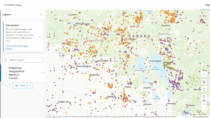 Indigenous Names Living Atlas