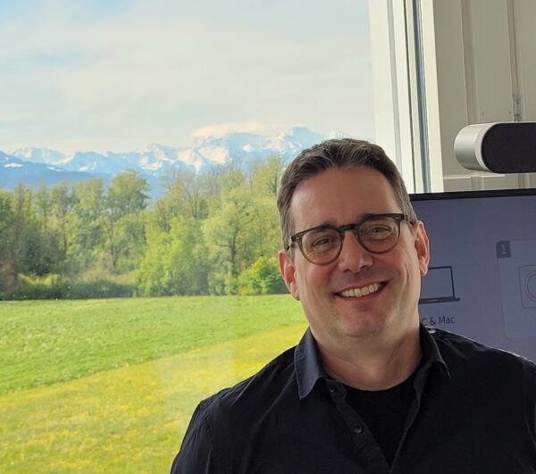 Juergen Mayer, Head of Reality Capture Product Portfolio at Leica Geosystems, with the author