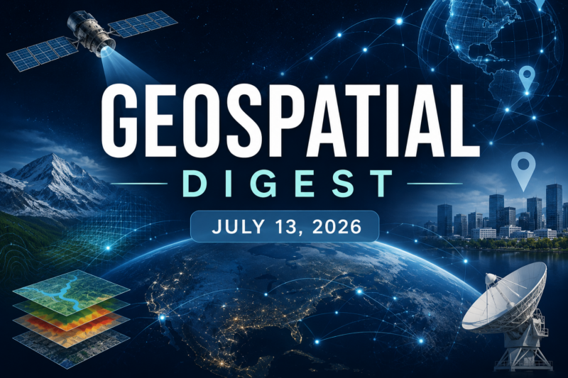 GoGeomatics - Geospatial Digest – July 13 2026