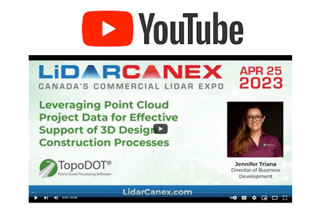 TopoDot for Presentation at Lidar CANEX on YouTube