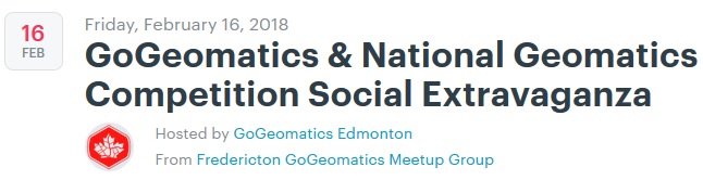 GoGeomatics & National Geomatics Competition Social Extravaganza