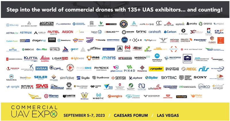 UAV Expo Exhibitors