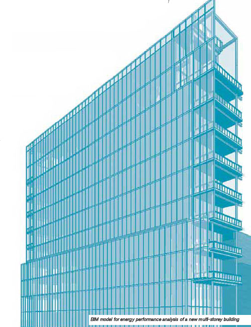 BIM model for a 12 story building gw-aug12_48_1