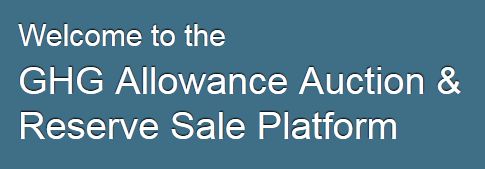 California GHG Allowance Auction portal