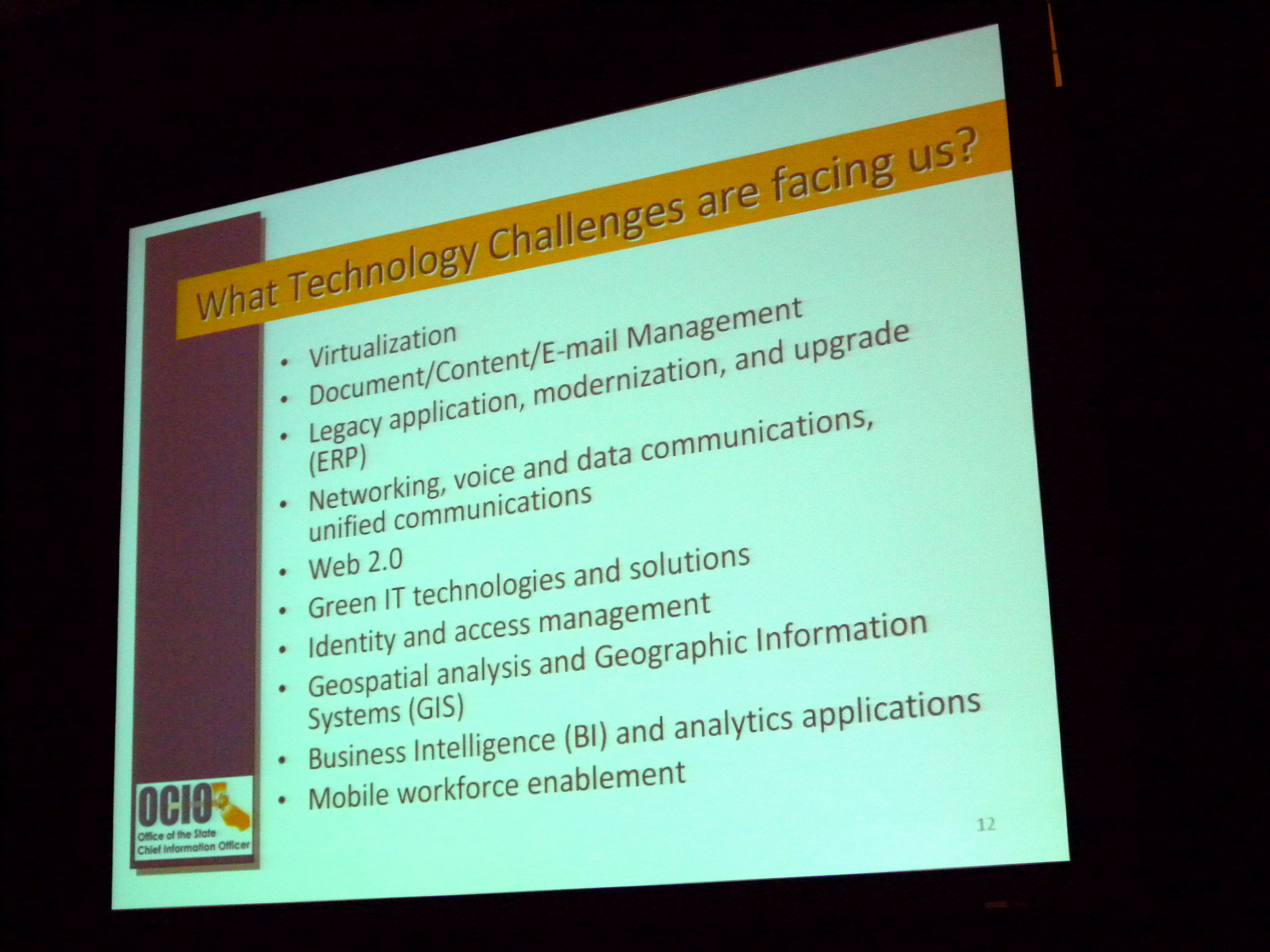 California IT Technology Challenges
