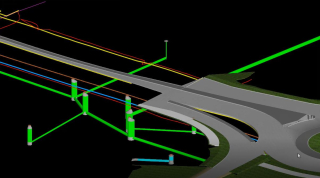 Cedar Falls highway revitalization 3D model