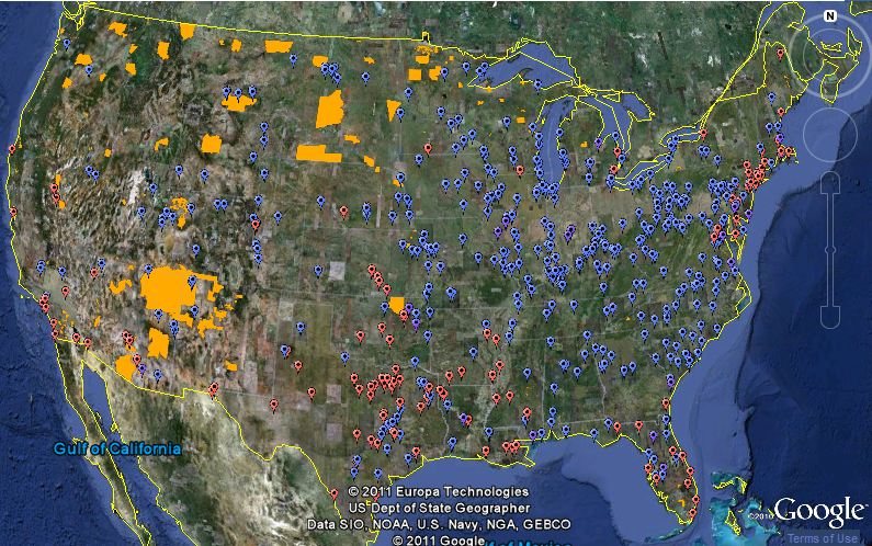 Coal and Oil Fired Power Plants US - EPA
