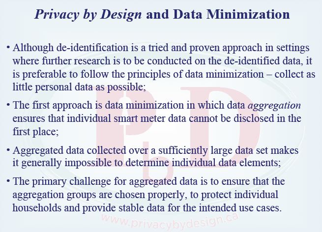 Data minimization by aggregation