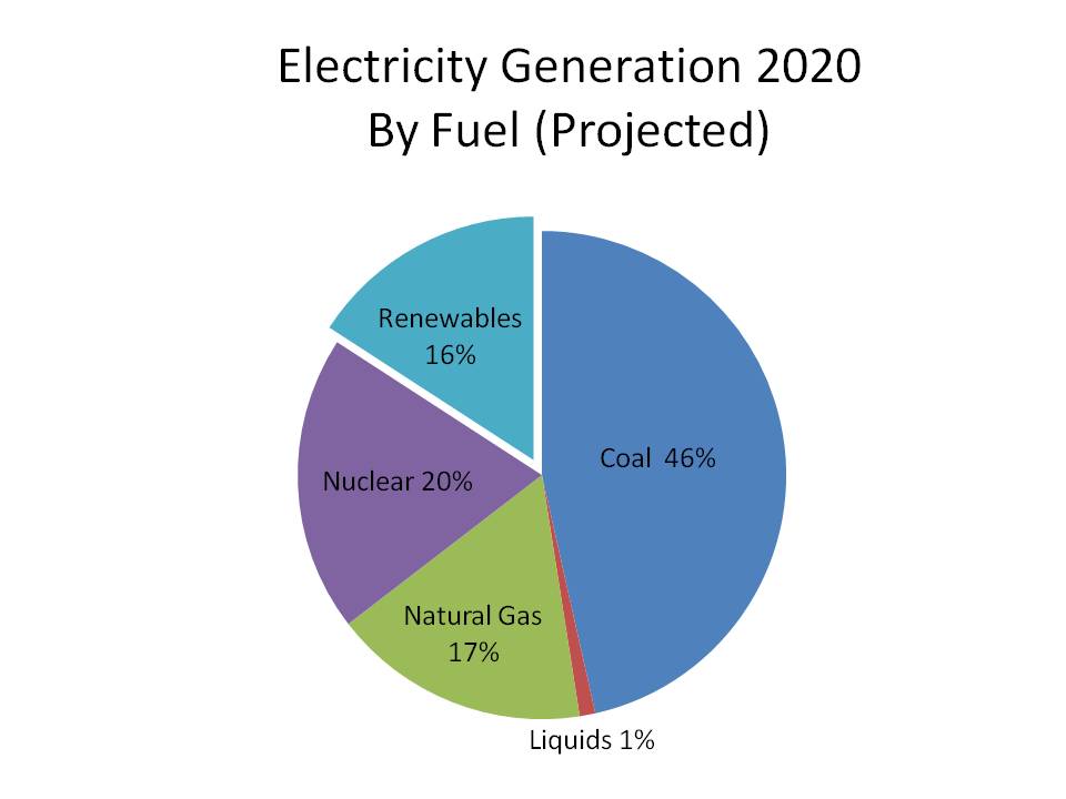 Electricity Generation by Fuel 2020