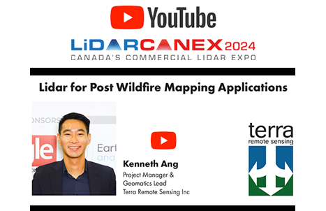 Lidar for post wildfire mapping