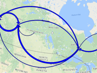 Two way arrows||Flowmapper default arrow style||Buffers at ends of arrows||Arrows themed by magnitude of flow|Polygon centroids tool|Provinces|Flow type Two Way||Flowmapper with flow type NET