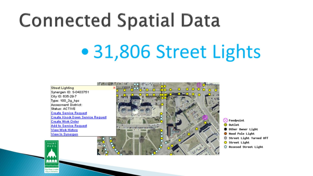 GeoMoose St Paul street lights