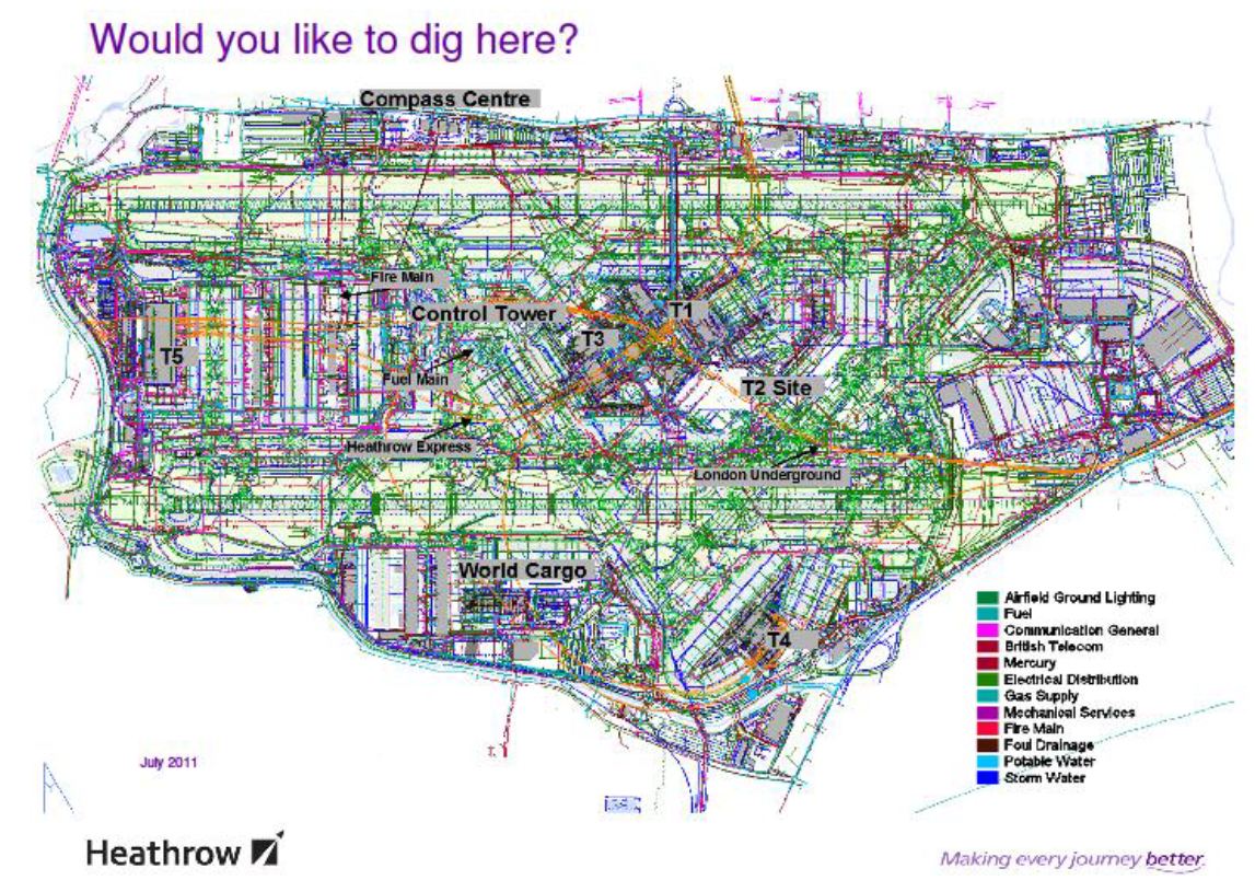 Heathrow Infrastructure Map N Stroud