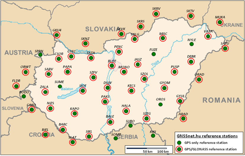 Hungary GNSS earth stations