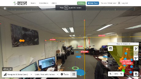 IR200 Indoor Reality example