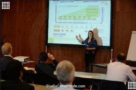 Photo Anne Kemp speaking