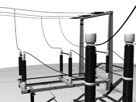 Primtech substations cad_design_high_voltage_switchgear
