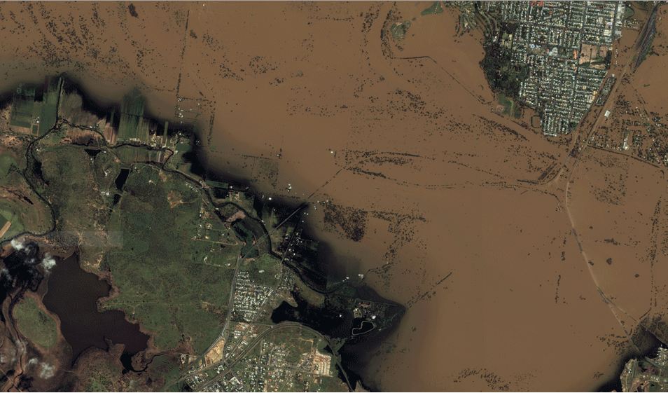 Queensland flooding Dec 2010 Jan 2011 Telepazio