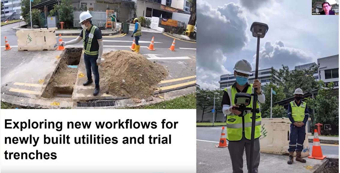 Singapore underground trial trenches