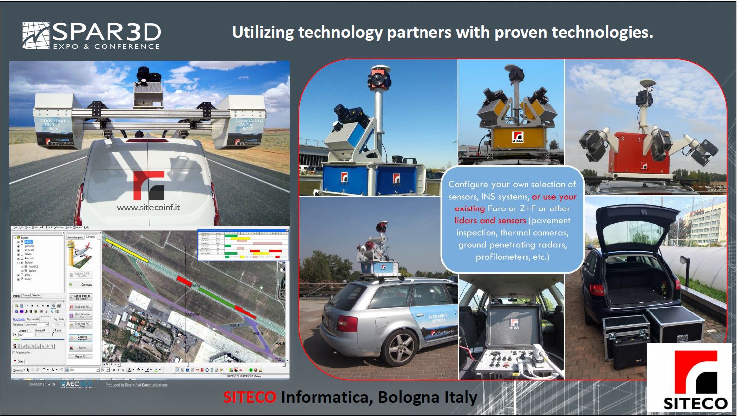 Siteco Faro LiDAR and GPR arrays