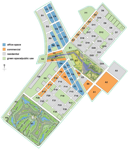 Songdo map_masterplan