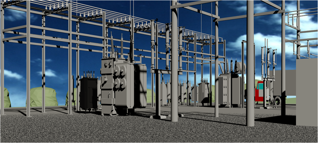 Substation model Substation model