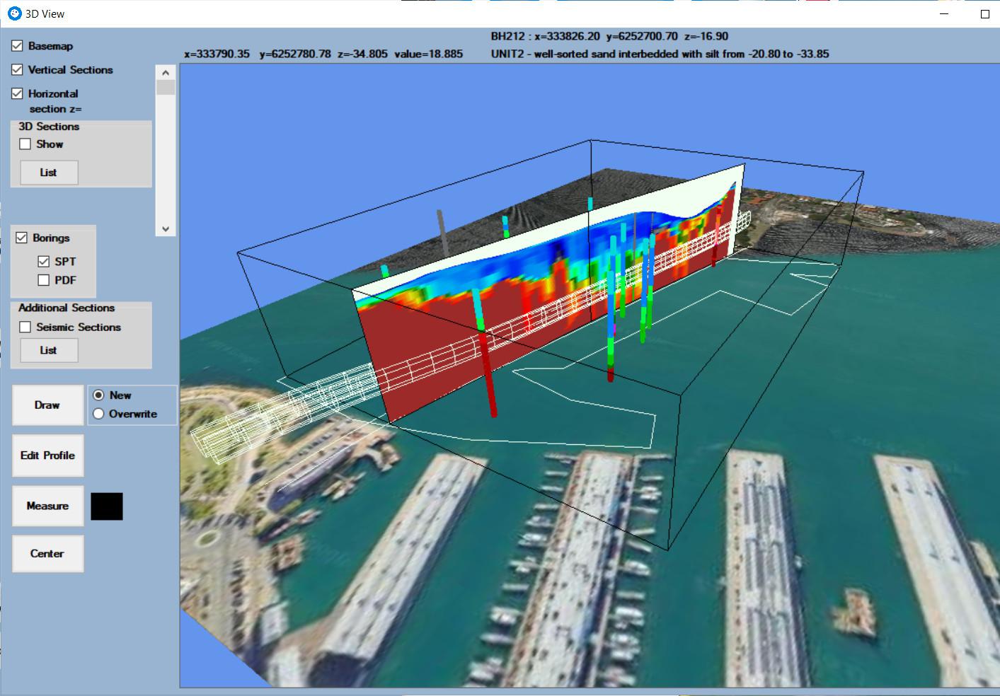 Sydney metro tunnel with Aquares data