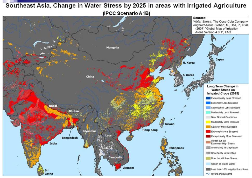 Water stress and irrigated agricultual 2025 Coco Cola Company 2011
